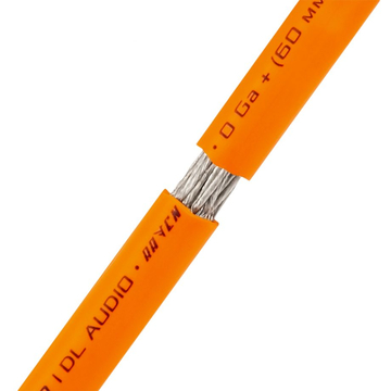 DL Audio Raven Power Cable 0 Ga Orange - ракурс 2