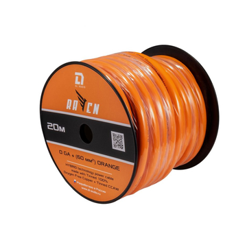 DL Audio Raven Power Cable 0 Ga Orange - ракурс 3